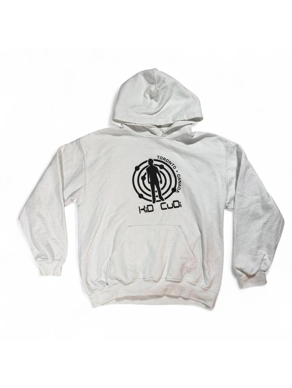 Mens Kid Cudi To The Moon World Tour 2022 Toronto Canada Pullover Hoodie Small